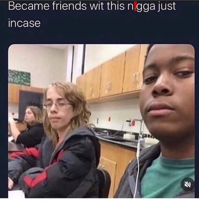 The White boy you were kind to but everyone bullied to tells you not to go to school tomorrow. Do you listen?