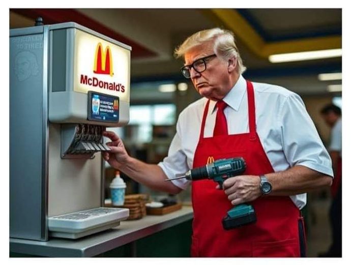 Finally the Ice Cream machine got fixed!!!