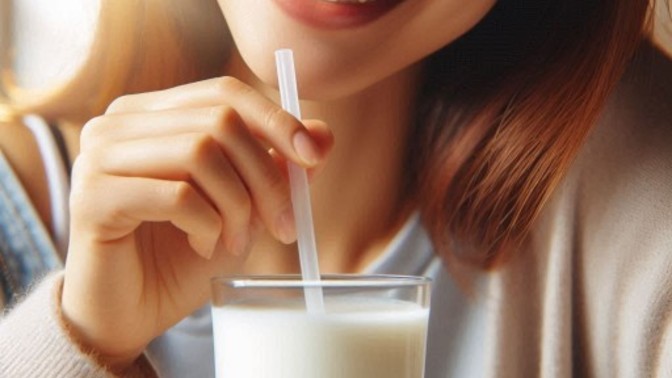 Have you ever drank yogurt through a straw?