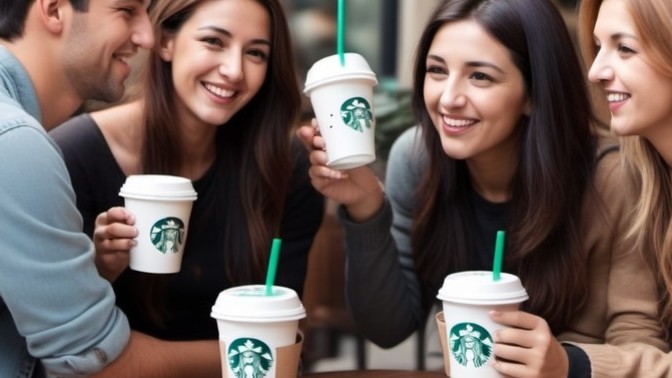 Asking my friend to log out of my starbucks account?
