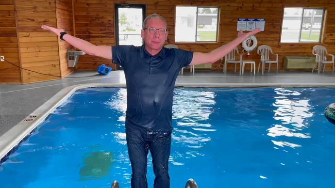 Have you ever gone to swimming pool with clothes on?