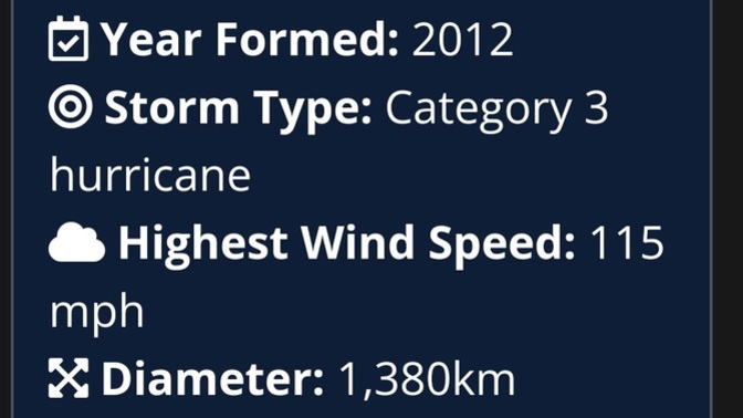 1, Do you believe recent storms were less severe?
