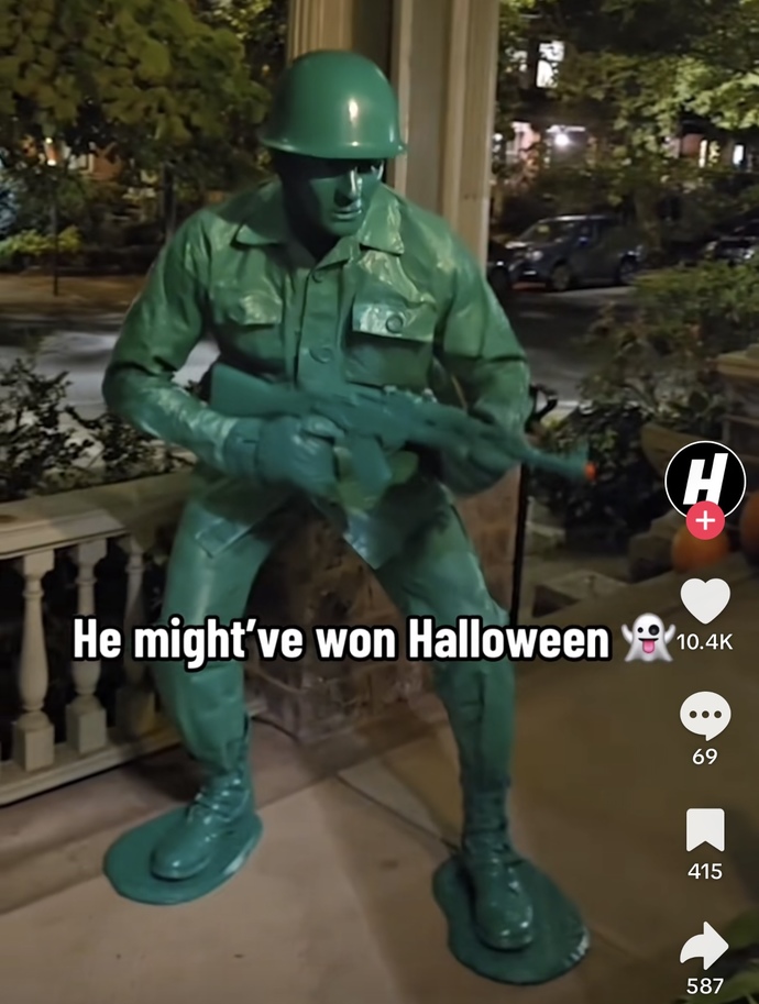 What’s the most creative Halloween costume you’ve seen someone wear?