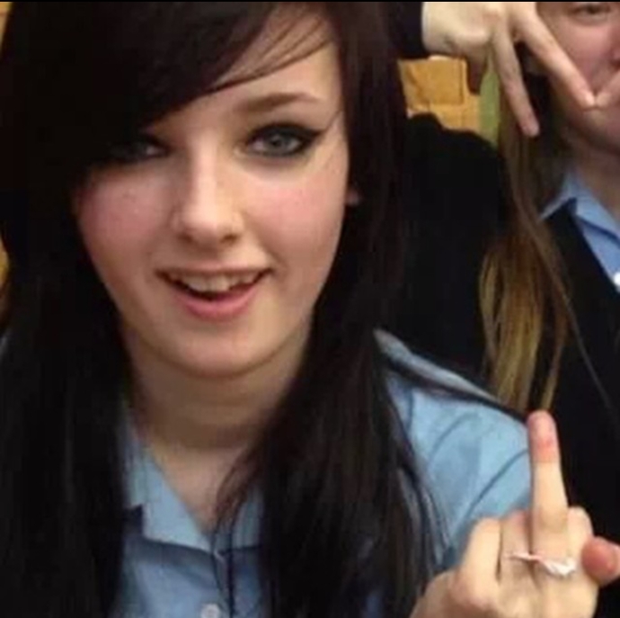 Who remembers when girls used to rock this hairstyle?