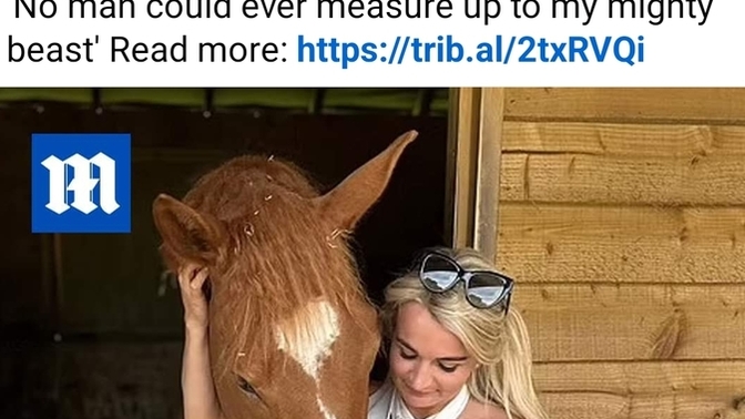 Why would woman leave husband for a horse?