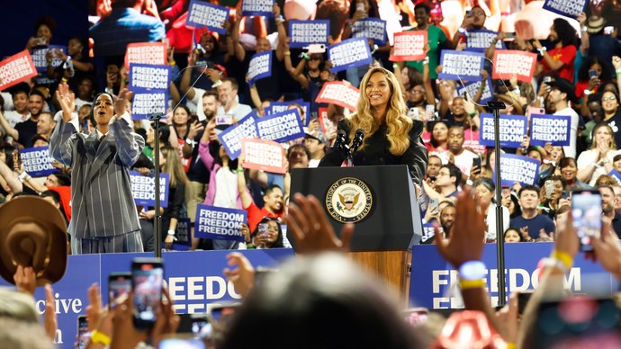 What are your thoughts of Beyoncé and Kelly Rowland’s appearance at Kamala Harris’s rally in Houston, Texas?