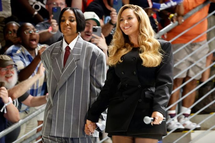 What are your thoughts of Beyoncé and Kelly Rowland’s appearance at Kamala Harris’s rally in Houston, Texas?