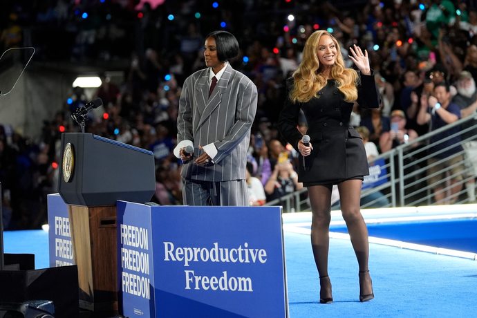 What are your thoughts of Beyoncé and Kelly Rowland’s appearance at Kamala Harris’s rally in Houston, Texas?