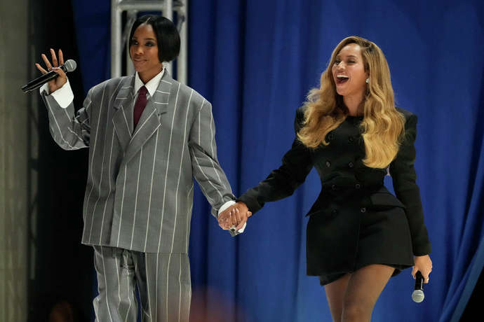What are your thoughts of Beyoncé and Kelly Rowland’s appearance at Kamala Harris’s rally in Houston, Texas?