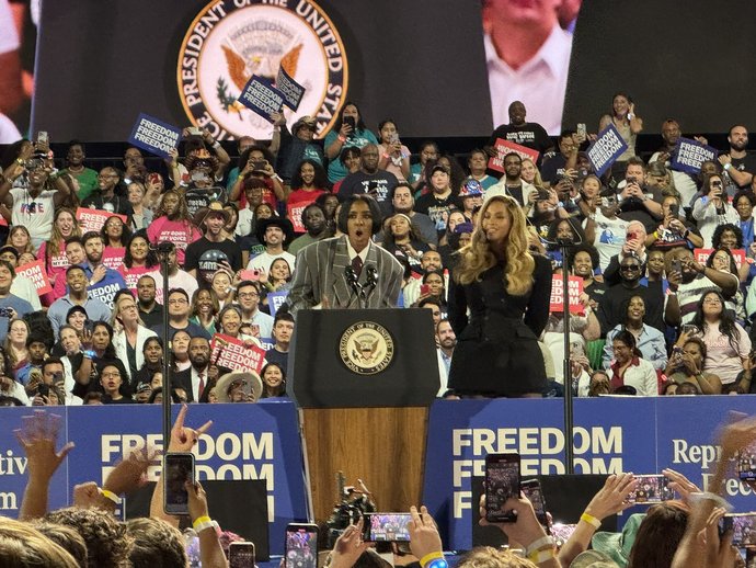 What are your thoughts of Beyoncé and Kelly Rowland’s appearance at Kamala Harris’s rally in Houston, Texas?