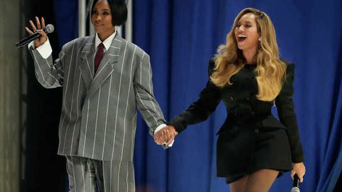 What are your thoughts of Beyoncé and Kelly Rowland’s appearance at Kamala Harris’s rally in Houston, Texas?