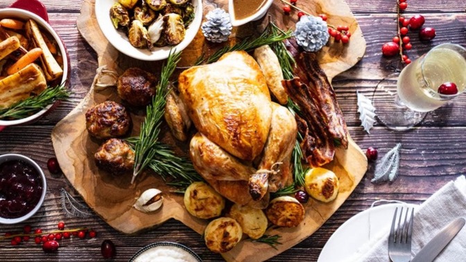 What foods are usually on your Christmas dinner plate?