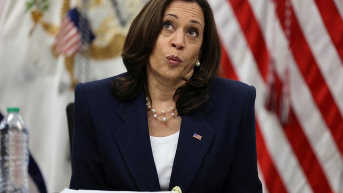 Do you think it's possible that Kamala Harris is a robot, and her interviews always go so disastrously because there's a flaw in her programming?