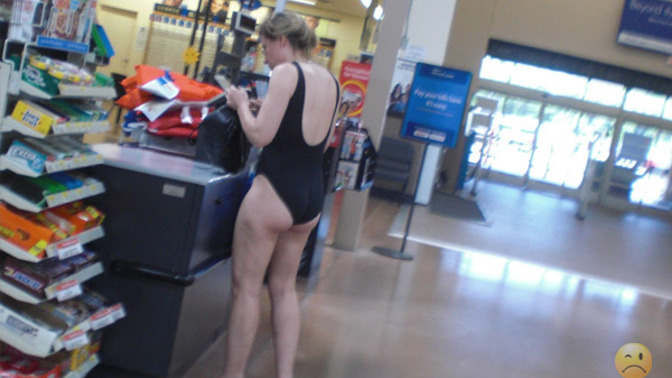 Women, do you ever feel embarrassed wearing nothing but a swimsuit in public?