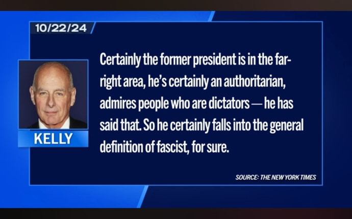 So all Trumpers are cool with Fascism?