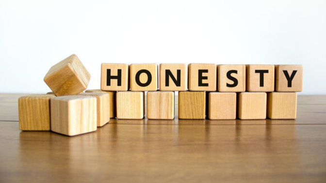 Do you find it difficult to be honest with people? if so, do you have any idea why?