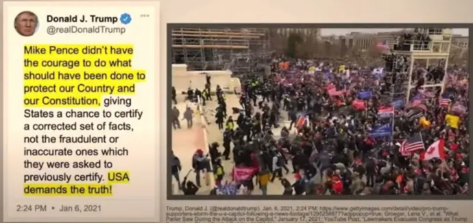 Kamala Harris is spouting fear and hatred in a final address. You can hear police sirens in the background. Are they coming for her? ?