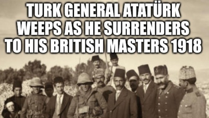 Have you an ancestor that was at a major historical event, such as mine there when Turkish leader general Ataturk surrendered?