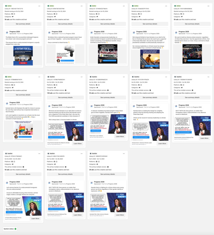 Fake advertisements