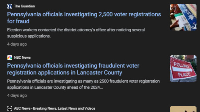 Pennsylvania, which may be the most important state in this election, is suddenly getting hit with voter fraud. Are the Democrats at it again?