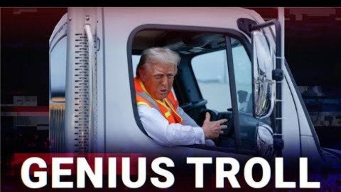After Biden called half of Americans "Garbage," President Trump became a garbage collector. Why are Harris and Biden so bad at hiding the quiet part?