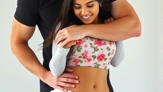 Do you think this guy is too handsy? We've been dating 2 weeks and my family doesn't like this pic of me and him?