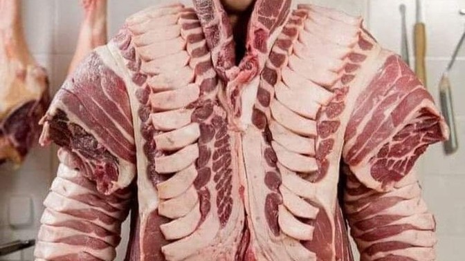 How far can you walk in a meat coat?