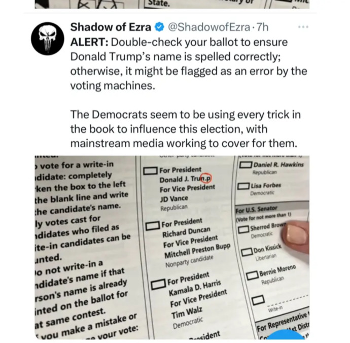 Did you know about this voting error?