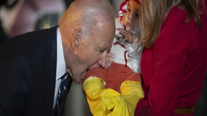 Would you trust Joe Biden with your baby?