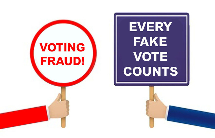 Will the Democrats officially count mail-in ballots that arrive well after Election Day even if the envelopes have no postmark?