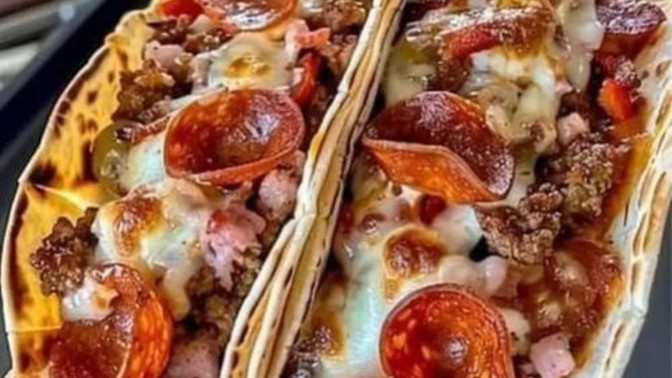 Are you in the mood for pizza tacos?