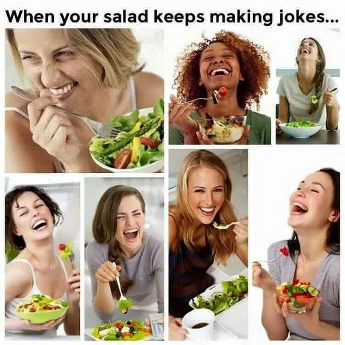 If your guy orders you salad without asking what does it mean?