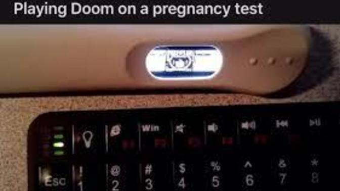 Girls, How would you react if your boyfriend got out a pregnancy test and played a video game on it?