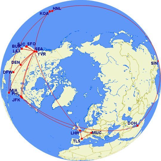 Why Planes Don't Fly In A Straight Line?