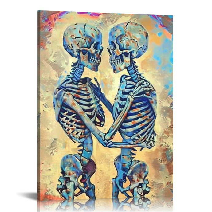 An old couple who have settled into a routine.