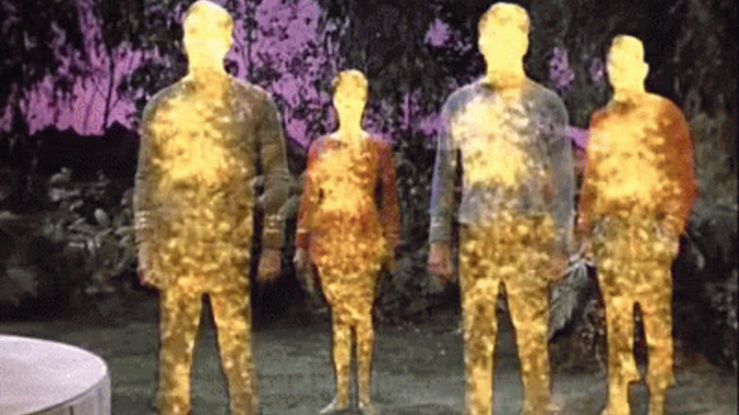 If you saw a group of uniformed individuals just materialize in front of you out of nowhere what would you think?
