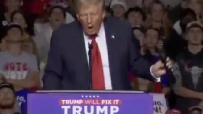 Why would Trump simulate an oral sex act on a microphone at a rally knowing kids are watching?