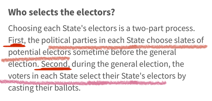 Electoral college is proof we are not a democracy?