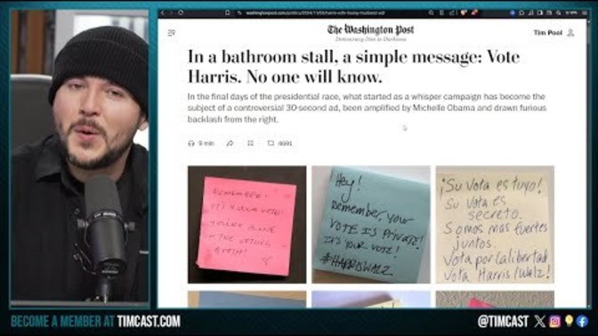 Do you support or condemn women campaigning to convince other women to lie to their husband and vote for Kamala Harris?