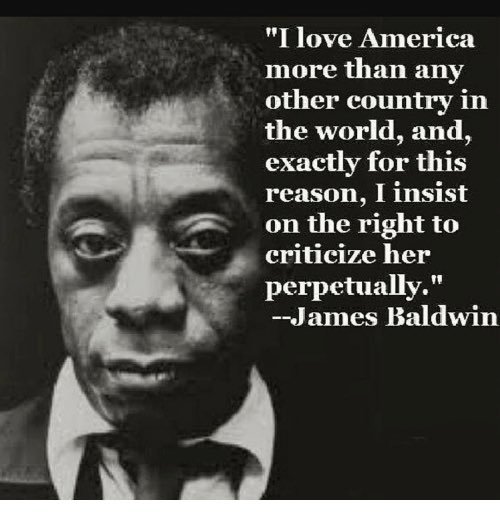 The liberty to speak, stand up & challenge my government AND the unfulfilled promise of a "more perfect union" are what I lov