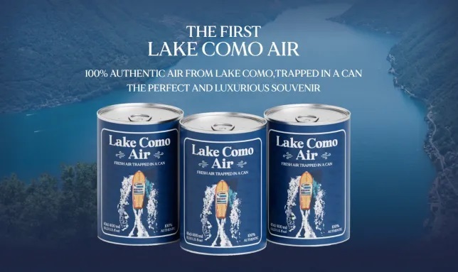 Would you buy a can of air from Lake Como?