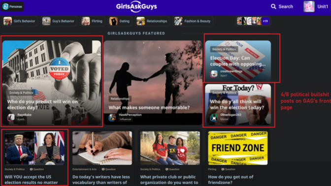 Is this GirlsAskGuys or a Politics Q&A Website?