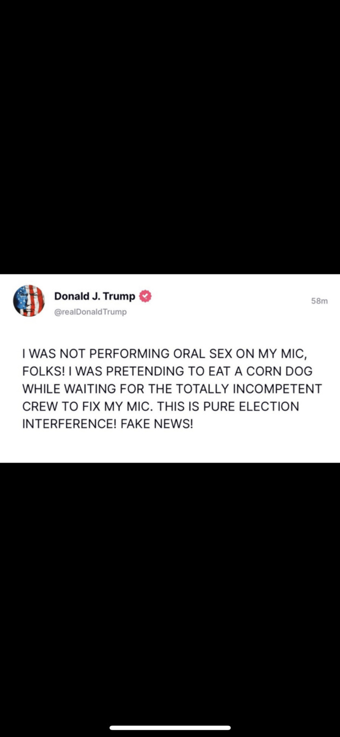 Can you believe this person is running for president of the United States?