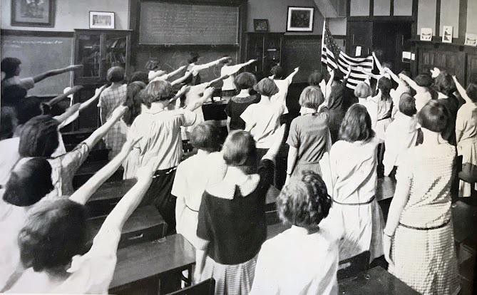 Will Trump bring back the old pledge salute?