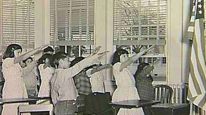 Will Trump bring back the old pledge salute?