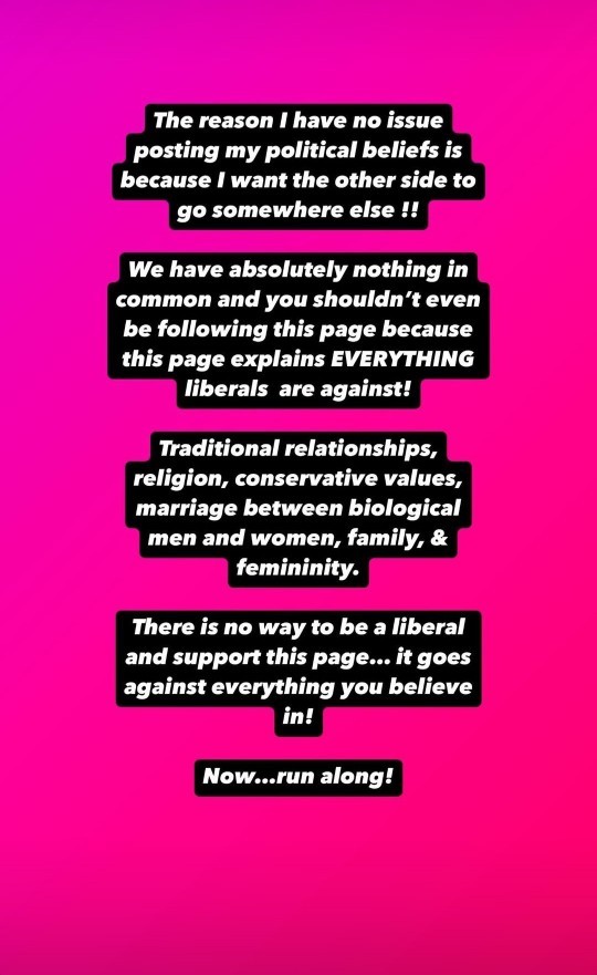 Pretty woman and their political views. What are your thoughts on what she had to say?