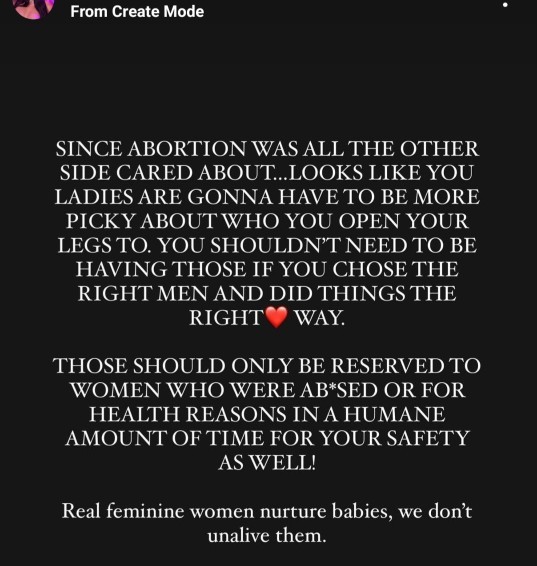 Pretty woman and their political views. What are your thoughts on what she had to say?