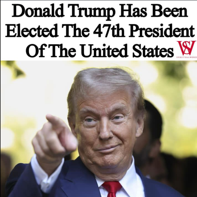 What are your thoughts that Donald Trump won the election and is once again President of the United States?