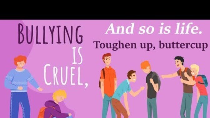 Do You Agree With This Guy's Philosophy On Bullying?