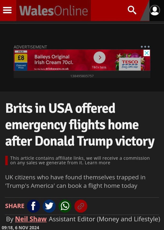 Did you know the UK is evacuating its citizens from America?